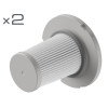 Фільтр гофрований 2 шт акумуляторного порохотяга Rowenta X-Force 8.6 ZR009005 