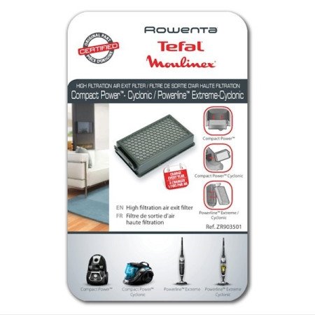 ZR903501 Фільтр вихідний HEPA не оригінал для порохотяга Rowenta RS-RT900586 [806-16]