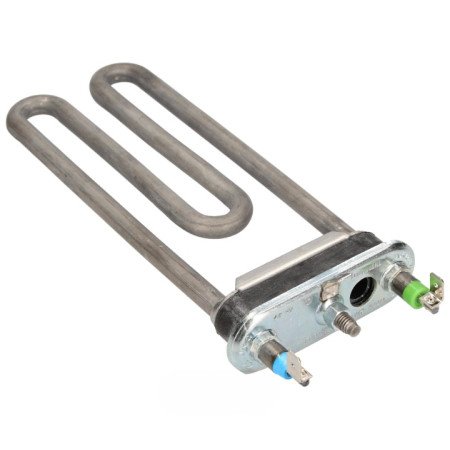 C00255452 Тен Thermowatt 1700 W L=175 mm з отвором прямий в кульку для пральної машини INDESIT (482000023039)