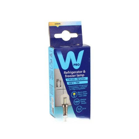 C00863217 Світлодіодна лампа LED E14 T25 220 V 1W CCT3000K для холодильника Wpro (488000863217)
