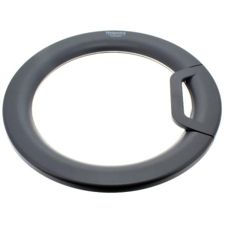 C00508488 Люк оглядового вікна в зборі для ПМ Ariston GREY FUTURA (Міняє C00294779) (488000508488)