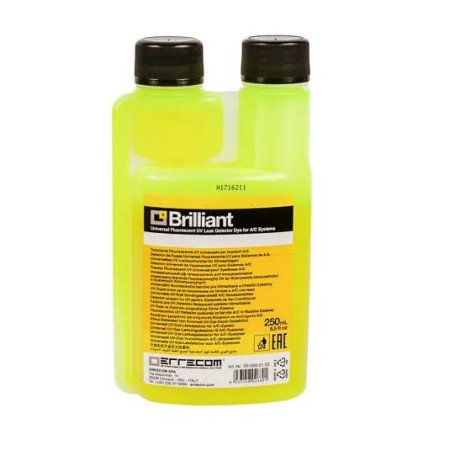 TR 1003.01.S1 Барвник ультрафіолетовий Errecom Brilliant для виявлення витоку фреона R134a, AUTO 250 ml