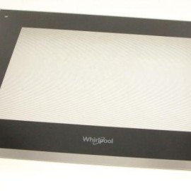 481011085382 Скло дверей духовки зовнішнє 593x470 mm Whirlpool (C00510199)