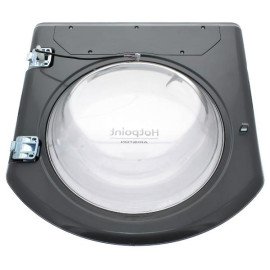 C00294144 Люк оглядового вікна в зборі для пральної машини Hotpoint Ariston AQ114D697DEUB SilverP (488000294144)