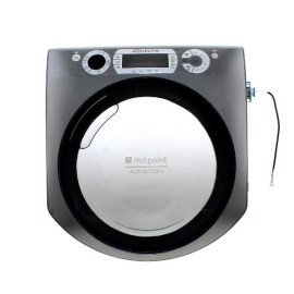 C00295021 Люк оглядового вікна в зборідля пральної машини Hoypoint Ariston AQ114D697DEUB Silver (482000089168)