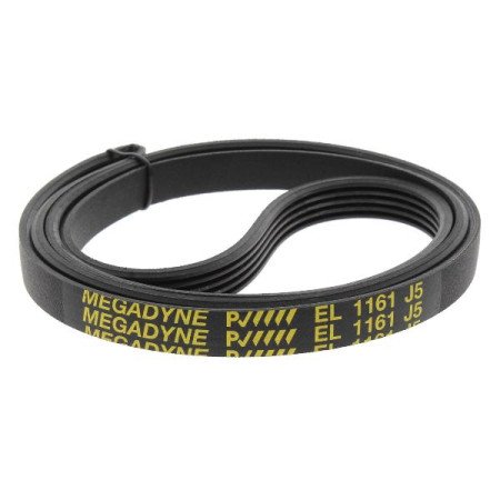 C00194422 Ремінь 1161 J5 EL POLY MEGADYNE FAGOR 55X2987 для пральної машини Indesit (482000083138) 