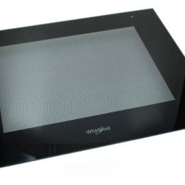 C00853649 Скло дверей духовки зовнішнє BLACK Whirlpool (488000853649)