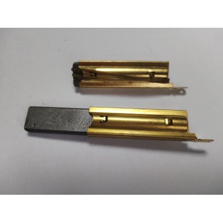 162LG07 Щітки вугільні клеєні 2 шт 5x13.5x40 mm Left в металевій обоймі