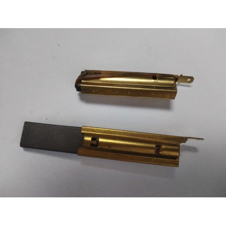 162LG07 Щітки вугільні клеєні 2 шт 5x13.5x40 mm Left в металевій обоймі