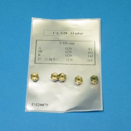 452310 Набір форсунок G20/13 для плити GORENJE