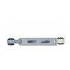  BO5007 Амортизатор 1шт для пральної машини Bosch/Siemens 90N квадратний D=10+13 mm з втулками (в упаковці 3 шт) 00673541, 00660865, 004840350 [00306057]