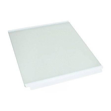 HK2038071 Полка скляна з накладками морозильної камери 30x37.5cm нижня для холодильника Hisense/Gorenje