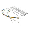 C00266867 Тен випарника трубчатий No-Frost 125W + термо-запобіжник 72°C холодильника Indesit (482000030821)