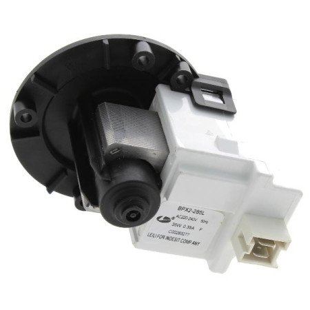C00283277 Головка насоса LEILI 35 W три самонарізи контакти ззаду спарені, до пральної машини (482000088044)
