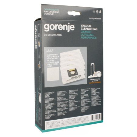 570733 Комплект мішків з мікрофібри 4шт+1фільтр для пилососа Hisense/Gorenje
