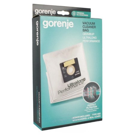 570733 Комплект мішків з мікрофібри 4шт+1фільтр для пилососа Hisense/Gorenje