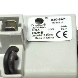 PMP006AC Насос зливний Hanyu 9010915 30 W до посудомийної машини Beko 1748200100, 1740300300, 1740300100, 1740300200, 1740301000 Indesit C00312825, Whirlpool 481236018567 [00215482]