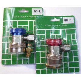 PMV904UN Муфта заправочна QC-L + QC-H з краном для автокондиціонерів