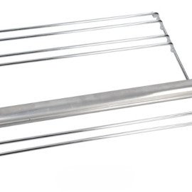 564518 Решітка ліва в зборі з телескопічною направляючою FS 1D L ASSY для плити Gorenje 