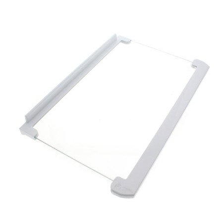 Полка стеклянная 434x292 mm холодильника с накладками Indesit (488000517626) C00517626