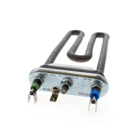 C00066086 Тен для пральної машини Ariston/Indesit без отвору підігнутий 155 mm 1700 W (482000022672) [HTR005AR]