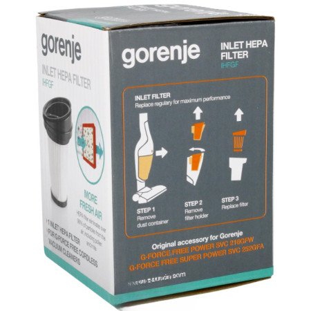 735551 Фільтр HEPA IHFGF для пилососа Gorenje 