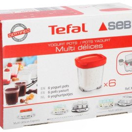 XF100110 Набір баночок 6 шт для йогуртниці Tefal XF100501