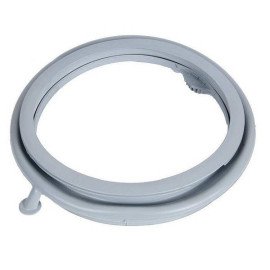 Резина (манжет) люка ARDO/MERLONI 404001000 (651008693), DOMAR 140001, WHIRLPOOL 481946818365 з патрубком широкая [00101216] 117AK03/ GSK004AD