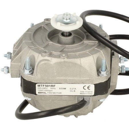 MTF501RF Мотор-вентилятор холодильника 5 W 13/82 TS 230V, 50Hz, 1300/1550 rpm, 0.2A, CL.B. SKL ECO