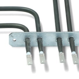 COK112ID Тен духовки верхній гриль 800+1200 W 220V 390x298 mm Кронштейн 100х22 mm Перемичка 404 mm Indesit C00078419 (482000022696)