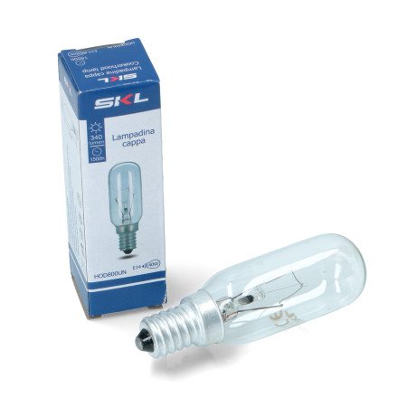 Лампа галоненовая для вытяжки T25L E14 H= 80 mm 40 W Whirlpool 484000008834, 484000000985 (C00385576) ZANUSSI (902979192) 00232120 HOD800UN 
