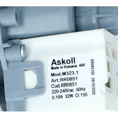 PMP024CY Головка насоса ASKOLL 32 W в зборі з корпусои ПМ Candy 41042258, 41019104