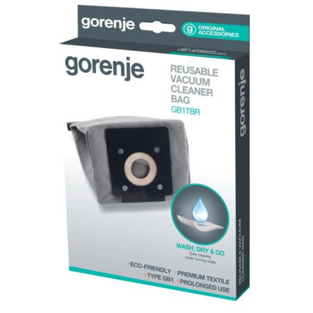 570732 Мішок багаторазовий текстильний GB2+INLET FILTER GB2TBR 1+1 порохотяга Gorenje