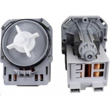 YPW1005 Головка насоса 40 W три защолки контакти ззаду окремо, Мідь. До пральної машини.