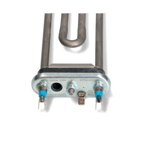 ZN5132 Тен IRCA L=235 mm 1950 W з отвором з буртиком, до пральної машини ZANUSSI, WHIRLPOOL (Аналог HTR008ZN)