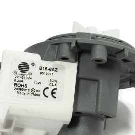 PMP521UN Головка насоса Hanyu 40 W три самонарізи контакти ззаду спарені, до пральної машини [00215489] [ZN54516]