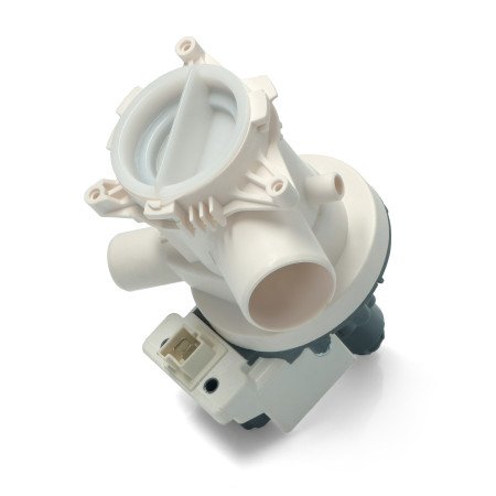 Насос HANYU 9010216 30 W 0.25 A в сборе з корпусом контакты спереди для СМ Beko 2840940100, 2840940200, 2863200900, 2880401800, 288040200 2840940500, 2880400800 [00215485] [AC5406] PMP007AC