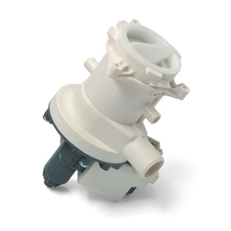 Насос HANYU 9010216 30 W 0.25 A в сборе з корпусом контакты спереди для СМ Beko 2840940100, 2840940200, 2863200900, 2880401800, 288040200 2840940500, 2880400800 [00215485] [AC5406] PMP007AC