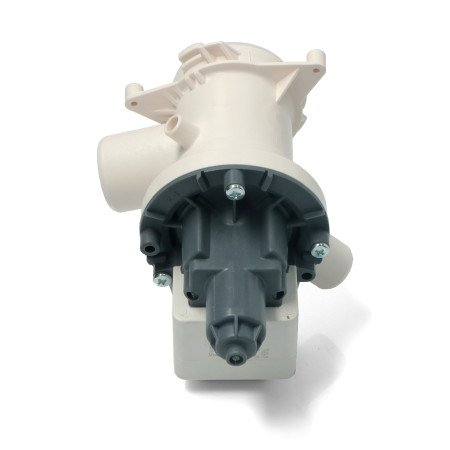 Насос HANYU 9010216 30 W 0.25 A в сборе з корпусом контакты спереди для СМ Beko 2840940100, 2840940200, 2863200900, 2880401800, 288040200 2840940500, 2880400800 [00215485] [AC5406] PMP007AC