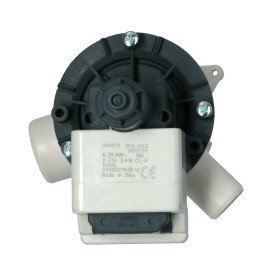 Насос HANYU 9010216 30 W 0.25 A в сборе з корпусом контакты спереди для СМ Beko 2840940100, 2840940200, 2863200900, 2880401800, 288040200 2840940500, 2880400800 [00215485] [AC5406] PMP007AC