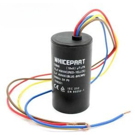 CAP691SA Конденсатор 10 + 5  µF 450 V ПМ Saturn CBB60
