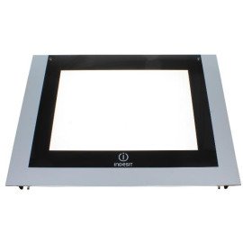 Внешнее стекло дверей духовки  I6V6C1A.H(W)/FR Indesit (482000089439) C00299162