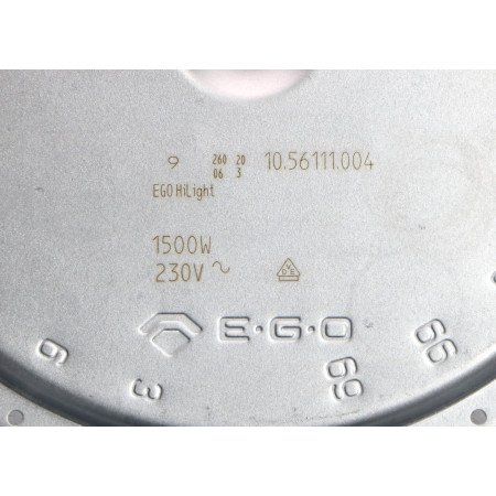 Конфорка электрическая для стеклокерамики 1500 W D=180 mm EGO 10.56111.004 BEKO - 162926013  [CU65661] COK051UN