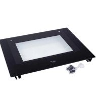 481245059925 Скло дверей до духовки зовнішнє + supports Whirlpool (C00313518)