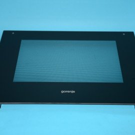 Скло зовнішнє дверей духовки Gorenje GLU NG3 6-53 HV 9005/7037 FS 655207 