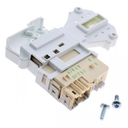 484000000687 Дверний замок ПМ Whirlpool (Міняє C00311261) (C00313033) Bosch 00627556, SMEG 814490850, 814490983, FRANKE 1330187774