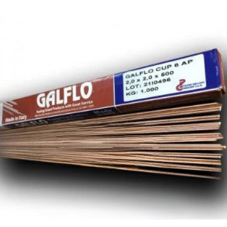 WLD207UN Припій фосфоро-мідний Galflo CUP 6 AP 2x2x500 mm 0,015 kg