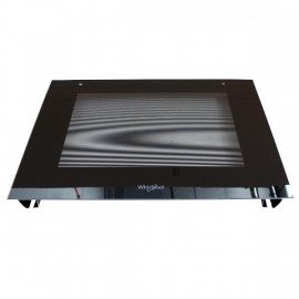 481010752109 Скло дверей духовки зовнішнє з кронштейнами Whirlpool (C00375032)