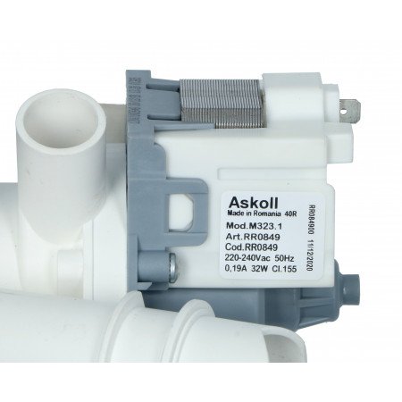 Головка насоса ASKOLL 34 W в сборе СМ CANDY 49004612, 49002228 [CY5423] (аналог PMP020CY) PMP010CY