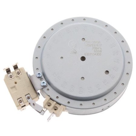 C00274020 Конфорка електрична Eika до склокерамічної плити HL D=120 mm 650 W (482000031184)